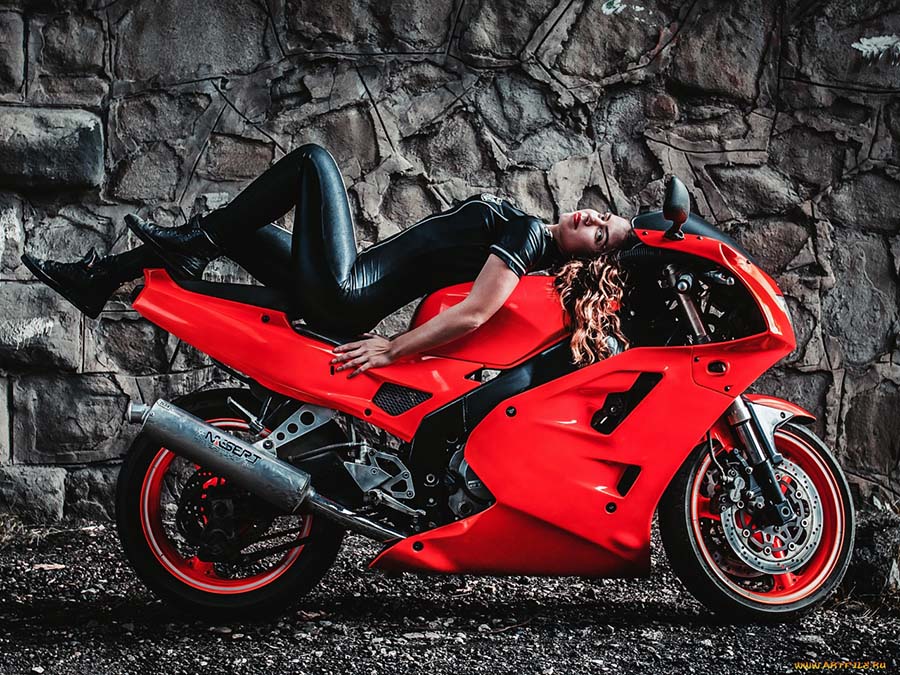 Beautiful girl Beautiful girls and motorcycles in Sydney